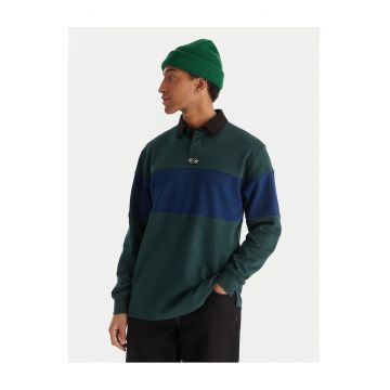 Bluza polo barbati  verde - bumbac -