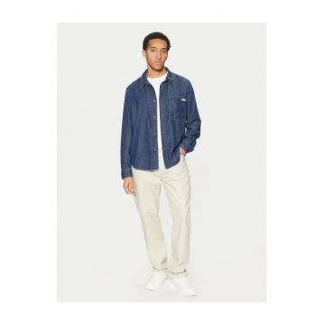 Camasa barbati  albastru marin - denim -