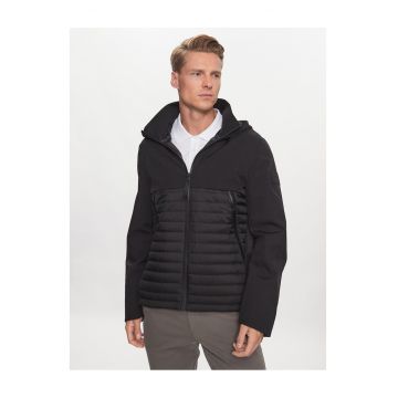 Geaca de tranzitie barbati  negru - material usor -