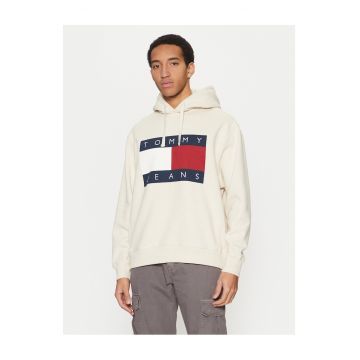 Hanorac barbati - model cu print -  bej -