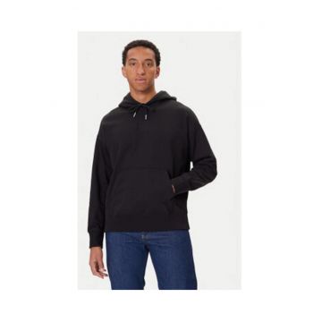 Hanorac barbati -  negru - 86% bumbac - 14% poliester