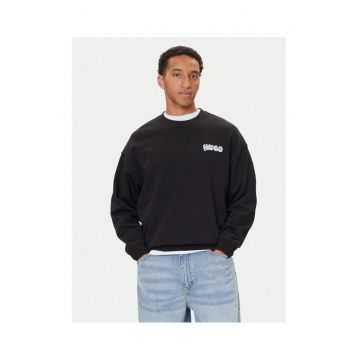 Hanorac barbati  negru - model simplu
