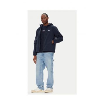 Jacheta de vant barbati -  bleumarin - 100% nailon reciclat
