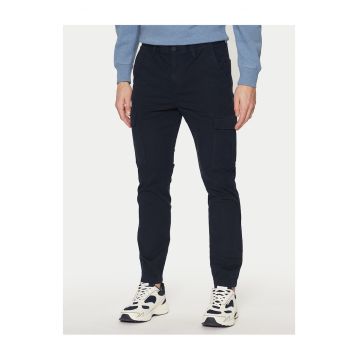 Pantaloni barbati  bleumarin - din stofa