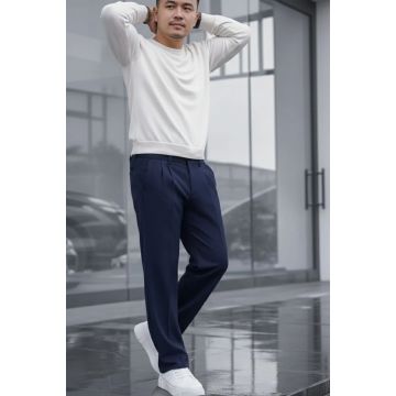Pantaloni barbati casual  croiala lejera  maro B01