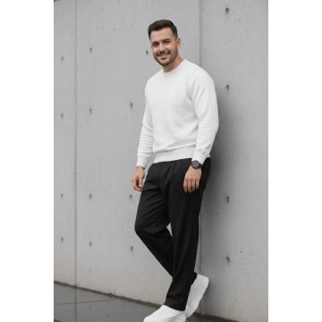 Pantaloni barbati casual  croiala lejera  negri B01