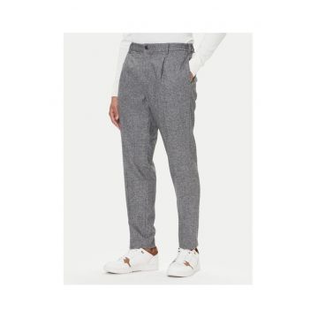 Pantaloni barbati -  gri - material textil