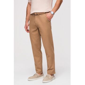 Pantaloni chino slim fit - Maro camel