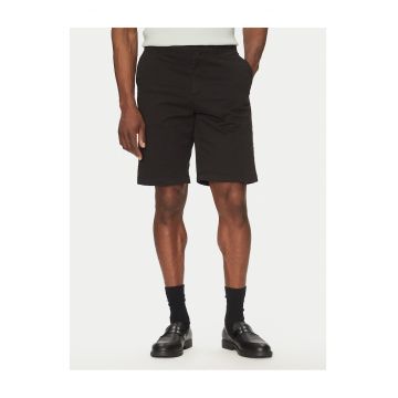 Pantaloni scurti barbati  negru - bumbac