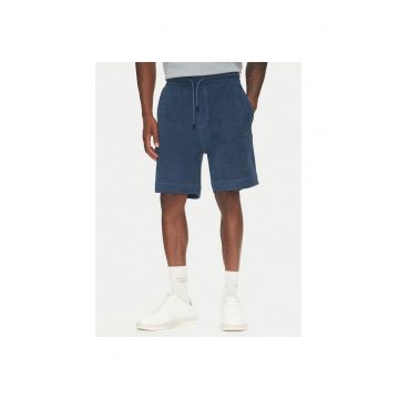 Pantaloni sport barbati  albastru inchis - material respirabil