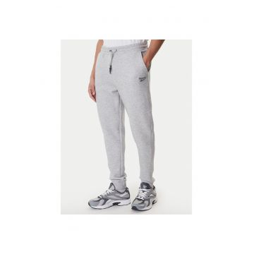 Pantaloni sport barbati -  gri - bumbac si poliester
