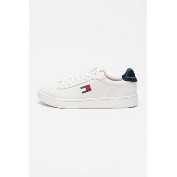 Pantofi sport din piele cu imprimeu logo lateral Archive '98 - Rosu/Alb optic/Bleumarin