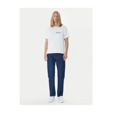 Tricou barbatesc  alb - bumbac -
