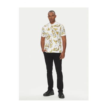 Tricou barbati  alb - 100% bumbac - cu imprimeu