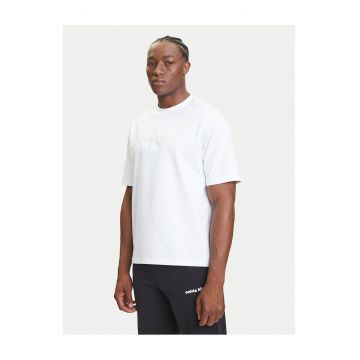 Tricou barbati  alb - bumbac -