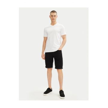 Tricou barbati  alb - bumbac -