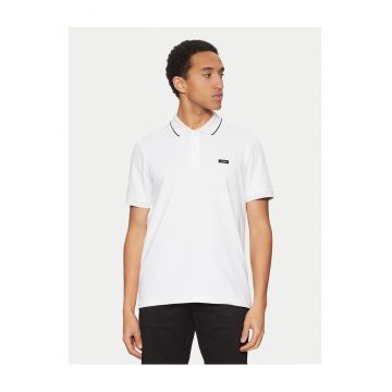 Tricou barbati  alb - bumbac -