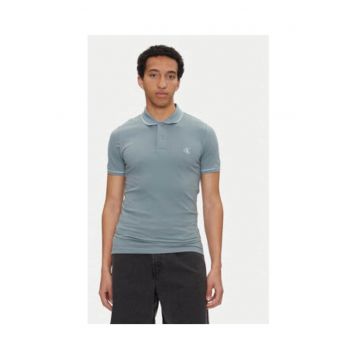 Tricou barbati -  albastru - 94% bumbac - 6% elastan -