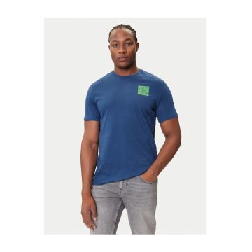 Tricou barbati  albastru - din bumbac
