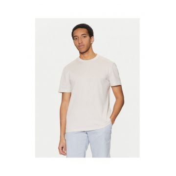 Tricou barbati -  bej - 100% bumbac organic -