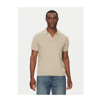 Tricou barbati  bej - din 100% bumbac