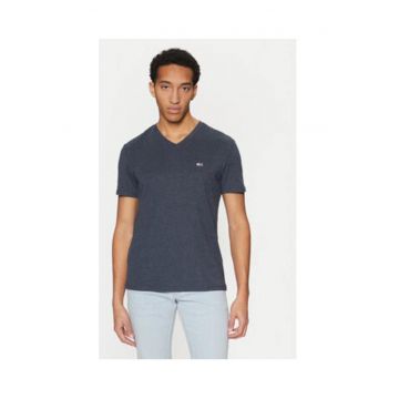 Tricou barbati -  bleumarin - 60% bumbac - 40% poliester reciclat