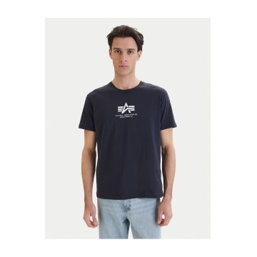 Tricou Barbati -  Bleumarin - Bumbac - Bleumarin