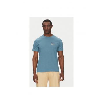 Tricou barbati  EBYZT00296-BMC0 - Bumbac - Albastru - Albastru