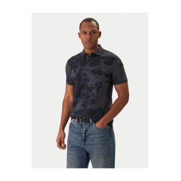 Tricou barbati - Raw - slim fit - bleumarin - bumbac organic - Bleumarin