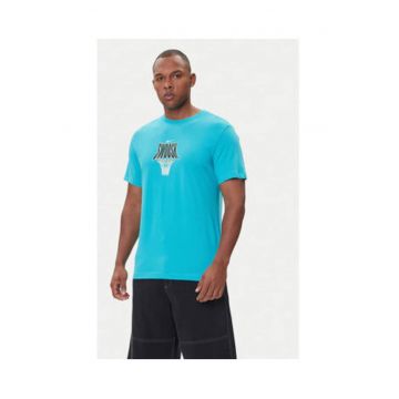 Tricou Barbati -  turcoaz - 57% bumbac - 43% poliester