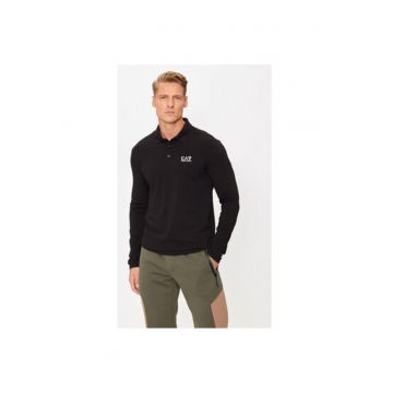 Tricou Polo barbati  Emporio Armani - 8NPF15 PJVQZ - Bumbac/Elastan - 3XL INTL - Negru