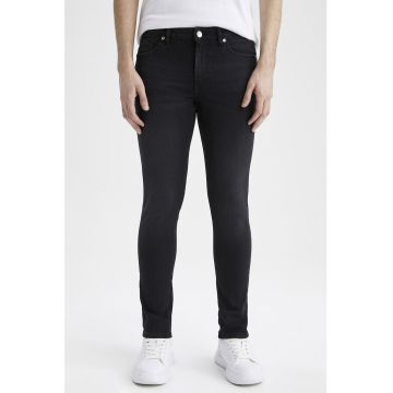 Blugi skinny cu talie joasa