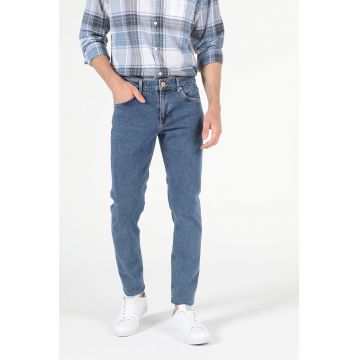 Blugi slim fit cu talie joasa Danny