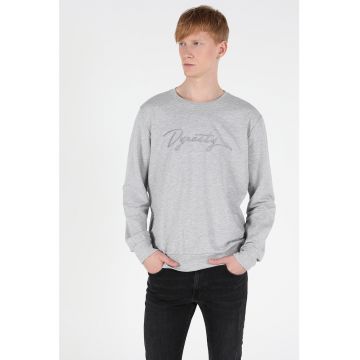 Bluza sport cu text brodat