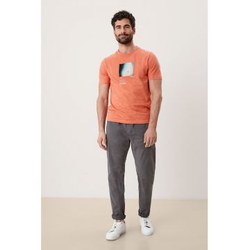 Pantaloni conici din amestec de bumbac