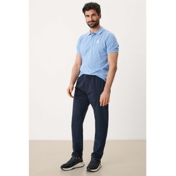 Pantaloni conici din amestec de bumbac