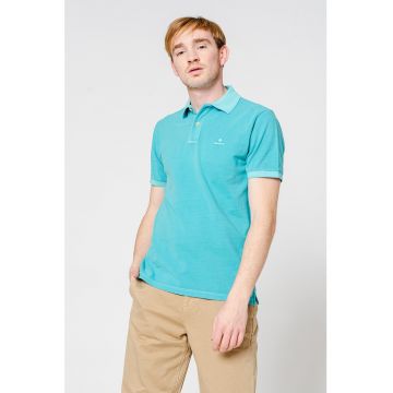 Tricou polo din bumbac pique Sunfaded