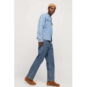 Blugi relaxed fit - Albastru inchis