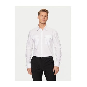 Camasa barbati  alb - material bumbac