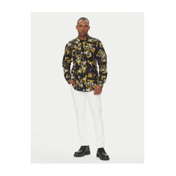 Camasa barbati  negru - cu model