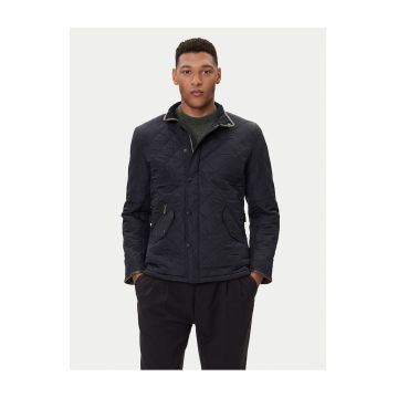 Geaca de tranzitie barbati -  slim fit - bleumarin - poliester
