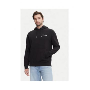 Hanorac barbati -  negru - bumbac/poliester reciclat -