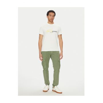 Pantaloni de barbati  verde - bumbac