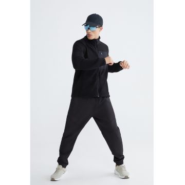Pantaloni de trening cu banda elastica in talie - Negru