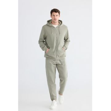 Pantaloni de trening cu buzunare cu fermoar