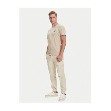 Pantaloni jogger barbati  bej - blugi