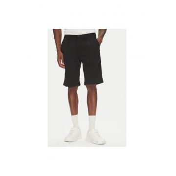 Pantaloni scurti barbati  30-506062 - Poliester/Viscoza - Negru - Negru