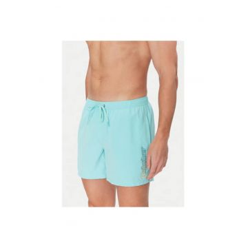 Pantaloni scurti de baie barbati  EQYJV04141 - Poliester - Turcoaz - Turcoaz