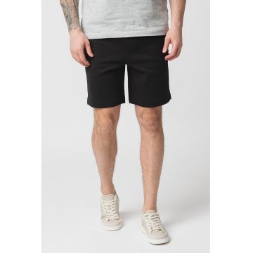Pantaloni sport cu talie ajustabila - Negru