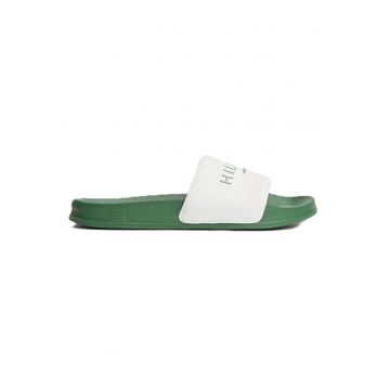 Papuci barbati -  Sintetic - Verde - Verde